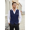 image:imageCOOFANDY Mens Suit Vest Slim Fit Business Formal Waistcoat Casual Dress VestNavy Blue