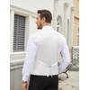 image:imageCOOFANDY Mens Suit Vest Slim Fit Business Formal Waistcoat Casual Dress VestWhite