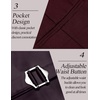 image:imageCOOFANDY Mens Suit Vest Slim Fit Business Formal Waistcoat Casual Dress VestWine Red