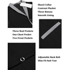 image:imageCOOFANDY Mens Suit Vest Slim Fit Formal Business Dress Vest Casual Wedding WaistcoatBlack