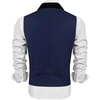 image:imageCOOFANDY Mens Suit Vest Slim Fit Formal Business Dress Vest Casual Wedding WaistcoatBlue