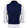 image:imageCOOFANDY Mens Suit Vest Slim Fit Formal Business Dress Vest Casual Wedding WaistcoatBlueblack