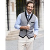 image:imageCOOFANDY Mens Suit Vest Slim Fit Formal Business Dress Vest Casual Wedding WaistcoatGrey