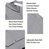 image:imageCOOFANDY Mens Suit Vest Slim Fit Formal Business Dress Vest Casual Wedding WaistcoatPure Grey