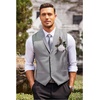 image:imageCOOFANDY Mens Suit Vest Slim Fit Formal Business Dress Vest Casual Wedding WaistcoatPure Grey