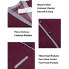 image:imageCOOFANDY Mens Suit Vest Slim Fit Formal Business Dress Vest Casual Wedding WaistcoatWine Red