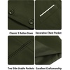 image:imageCOOFANDY Mens Suit Vest Slim Fit Formal Dress Waistcoat Casual Business Vests for Suit or TuxedoArmy Green