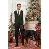 image:imageCOOFANDY Mens Suit Vest Slim Fit Formal Dress Waistcoat Casual Business Vests for Suit or TuxedoArmy Green