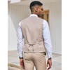 image:imageCOOFANDY Mens Suit Vest Slim Fit Formal Dress Waistcoat Casual Business Vests for Suit or TuxedoBeige