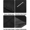 image:imageCOOFANDY Mens Suit Vest Slim Fit Formal Dress Waistcoat Casual Business Vests for Suit or TuxedoBlack