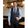 image:imageCOOFANDY Mens Suit Vest Slim Fit Formal Dress Waistcoat Casual Business Vests for Suit or TuxedoDark Gray