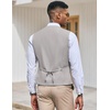 image:imageCOOFANDY Mens Suit Vest Slim Fit Formal Dress Waistcoat Casual Business Vests for Suit or TuxedoGrey