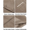 image:imageCOOFANDY Mens Suit Vest Slim Fit Formal Dress Waistcoat Casual Business Vests for Suit or TuxedoLight Khaki