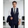 image:imageCOOFANDY Mens Suit Vest Slim Fit Formal Dress Waistcoat Casual Business Vests for Suit or TuxedoNavy Blue