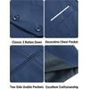 image:imageCOOFANDY Mens Suit Vest Slim Fit Formal Dress Waistcoat Casual Business Vests for Suit or TuxedoPeacock Blue
