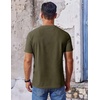 image:imageCOOFANDY Mens T Shirt Short Sleeve Crew Neck TShirt Casual Summer Classic Basic Tee ShirtsArmy Green