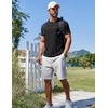 image:imageCOOFANDY Mens T Shirt Short Sleeve Crew Neck TShirt Casual Summer Classic Basic Tee ShirtsBlack