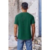 image:imageCOOFANDY Mens T Shirt Short Sleeve Crew Neck TShirt Casual Summer Classic Basic Tee ShirtsDark Green