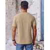 image:imageCOOFANDY Mens T Shirt Short Sleeve Crew Neck TShirt Casual Summer Classic Basic Tee ShirtsKhaki