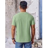 image:imageCOOFANDY Mens T Shirt Short Sleeve Crew Neck TShirt Casual Summer Classic Basic Tee ShirtsLight Green