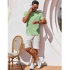 image:imageCOOFANDY Mens T Shirt Short Sleeve Crew Neck TShirt Casual Summer Classic Basic Tee ShirtsLight Green
