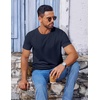 image:imageCOOFANDY Mens T Shirt Short Sleeve Crew Neck TShirt Casual Summer Classic Basic Tee ShirtsNavy Blue