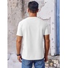 image:imageCOOFANDY Mens T Shirt Short Sleeve Crew Neck TShirt Casual Summer Classic Basic Tee ShirtsWhiteWhite2 Pack