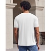image:imageCOOFANDY Mens TShirts Short Sleeve Crew Neck T Shirts Casual Classic Basic Tee Shirts01white