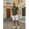image:imageCOOFANDY Mens TShirts Short Sleeve Crew Neck T Shirts Casual Classic Basic Tee ShirtsArmy Green