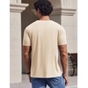 image:imageCOOFANDY Mens TShirts Short Sleeve Crew Neck T Shirts Casual Classic Basic Tee ShirtsBeige