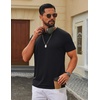 image:imageCOOFANDY Mens TShirts Short Sleeve Crew Neck T Shirts Casual Classic Basic Tee ShirtsBlack