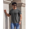 image:imageCOOFANDY Mens TShirts Short Sleeve Crew Neck T Shirts Casual Classic Basic Tee ShirtsDark Grey