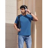 image:imageCOOFANDY Mens TShirts Short Sleeve Crew Neck T Shirts Casual Classic Basic Tee ShirtsDenim Blue