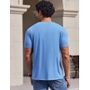 image:imageCOOFANDY Mens TShirts Short Sleeve Crew Neck T Shirts Casual Classic Basic Tee ShirtsLight Blue