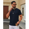 image:imageCOOFANDY Mens TShirts Short Sleeve Crew Neck T Shirts Casual Classic Basic Tee ShirtsNavy Blue