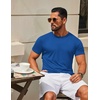 image:imageCOOFANDY Mens TShirts Short Sleeve Crew Neck T Shirts Casual Classic Basic Tee ShirtsRoyal Blue