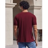 image:imageCOOFANDY Mens TShirts Short Sleeve Crew Neck T Shirts Casual Classic Basic Tee ShirtsWine Red