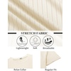 image:imageCOOFANDY Mens TShirts Short Sleeve Plain Tshirts Casual Crew Neck Basic T Shirt Soft Cooling Fitted Stretch Tee ShirtsBeige