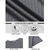 image:imageCOOFANDY Mens TShirts Short Sleeve Plain Tshirts Casual Crew Neck Basic T Shirt Soft Cooling Fitted Stretch Tee ShirtsDeep Grey