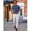 image:imageCOOFANDY Mens TShirts Short Sleeve Plain Tshirts Casual Crew Neck Basic T Shirt Soft Cooling Fitted Stretch Tee ShirtsNavy Blue
