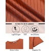 image:imageCOOFANDY Mens TShirts Short Sleeve Plain Tshirts Casual Crew Neck Basic T Shirt Soft Cooling Fitted Stretch Tee ShirtsOrange