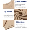 image:imageCOOFANDY Mens TShirts Summer Crew Neck Casual T Shirts Plain Short Sleeve Shirts Basic TeesB Light Khakiblack