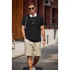 image:imageCOOFANDY Mens TShirts Summer Crew Neck Casual T Shirts Plain Short Sleeve Shirts Basic TeesB Whiteblack