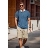 image:imageCOOFANDY Mens TShirts Summer Crew Neck Casual T Shirts Plain Short Sleeve Shirts Basic TeesDark Blue