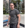 image:imageCOOFANDY Mens TShirts Summer Crew Neck Casual T Shirts Plain Short Sleeve Shirts Basic TeesDark Gray