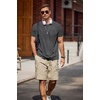 image:imageCOOFANDY Mens TShirts Summer Crew Neck Casual T Shirts Plain Short Sleeve Shirts Basic TeesDark Gray