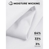 image:imageCOOFANDY Mens Tech Dress Shirts Long Sleeve Poplin Formal Shirt Casual Button Down ShirtsWhite