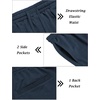 image:imageCOOFANDY Mens Tracksuit 2 Piece Hooded Athletic Sweatsuit Short Sleeve Casual Sports Hoodie Shorts SetBlue