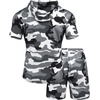 image:imageCOOFANDY Mens Tracksuit 2 Piece Hooded Athletic Sweatsuit Short Sleeve Casual Sports Hoodie Shorts SetCamouflage