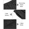 image:imageCOOFANDY Mens Tracksuit 2 Piece Hooded Athletic Sweatsuit Short Sleeve Casual Sports Hoodie Shorts SetDark Grey